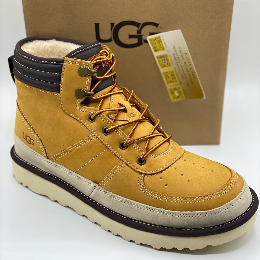 UGG HIGHLAND SPORT‎ WHEAT NUBUCK BOOTS [1097089]